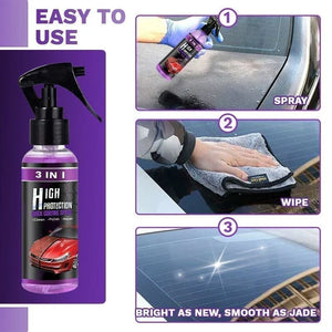 3 in 1 Quick Car Ceramic Coating Spray