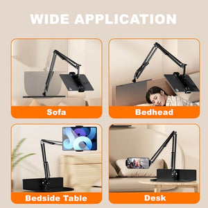 Adjustable Long Arm Metal Phone Holder