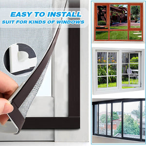 Adjustable Magnetic Window Screen