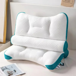 Anti-Traction Zoned Knitted Neck Support Pillow