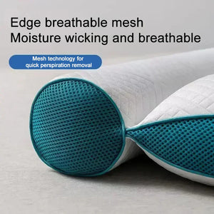 Anti-Traction Zoned Knitted Neck Support Pillow