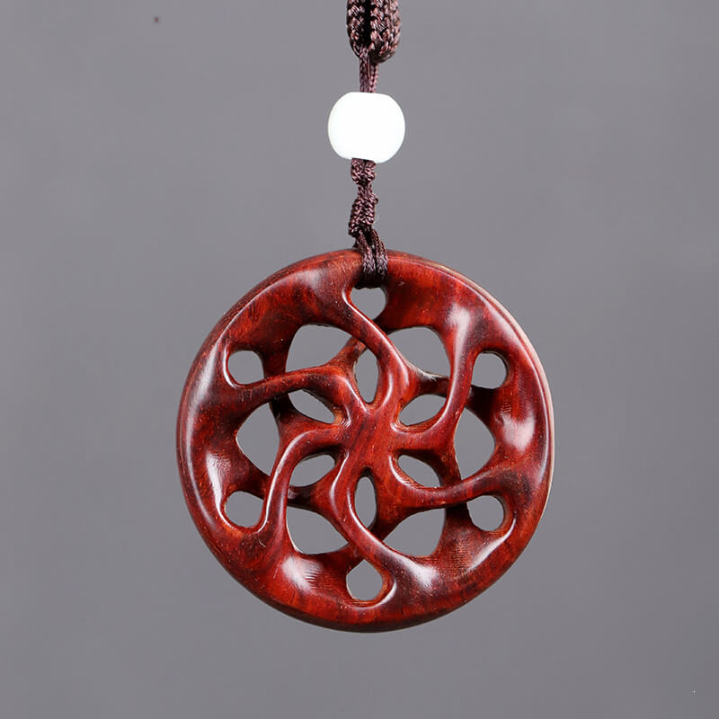 Handmade Rosewood Hollowed Pendant