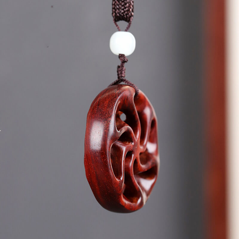 Handmade Rosewood Hollowed Pendant