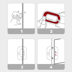 Refrigerator Door Safety Lock