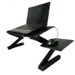 Adjustable Laptop Stand with Mouse Pad