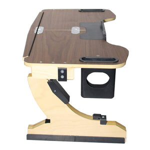 Wood Adjustable Folding Computer Desk