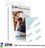 2"X3" Premium Instant Photo Paper (50 Pack) Compatible with Polaroid Snap, Snap Touch, Zip and Mint Cameras and Printers